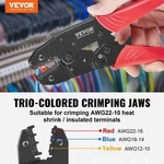 Ratcheting Crimping Tool Set For Insulated Electrical Connectors AWG2210. Fixed Price $27.09.