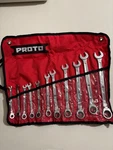 Proto 11 Pc Ratcheting Wrenches Reversible. Fixed Price $382.00.