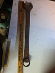 Vintage Armstrong 1/2 Wrench Engineer Mechanic Usa 30-248 Heavy Duty Oilrig. Fixed Price $40.00.