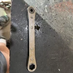 Snap-on Tools RF818S 1/4" 9/16" Refrigerant Ratcheting Box Wrench Usa. Fixed Price $18.99.