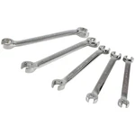 Craftsman 5 -piece Set 6-POINT Flare Nut Open End Wrench Includes Hard Case. Fixed Price $35.99.