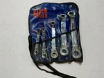 Klein Tools 68245 Fully Reversible Ratcheting Offset Box Wrench Set, Piece. Fixed Price $50.00.