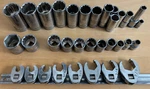 Sae Imperial Sockets, Crowsfoot Wrenches And. Fixed Price $15.00.