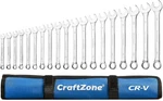 Craftzone 19-PIECE Combination Wrench Sets Cr-v Metric 19PCS Matte, Chrome. Fixed Price $56.49.