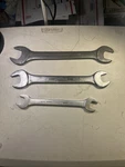 Williams Lot Of 3 Double Open-ended Wrenches (7/8" Thru 1-7/16 ) See Pics. Fixed Price $34.00.