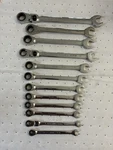 Craftsman & Gearwrench Metric Combination Ratcheting (12). Fixed Price $135.00.