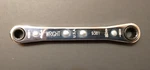 1/4" 5/16" Ratcheting Double Box End Laminated Wrench 12 Point Usa Mfg 9381. Fixed Price $18.50.