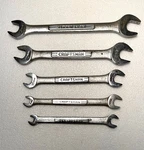 Craftsman Metric 5-PC (6MM-15MM) Wrench Set V-vv Series Double Open End Usa. Fixed Price $24.99.