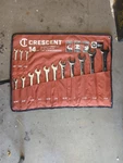 Crescent CCWS4 14 Piece 12 Point Combination Wrench Set Sae Clean. Fixed Price $79.99.