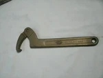 Ampco Non-sparking Adjustable Hook Spanner Wrench #WP-7-ST Usa. Fixed Price $45.00.