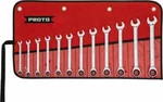 Proto JSCRMT-12S Metric Ratcheting Combination Wrench Set: Pieces, 8MM 19MM. Fixed Price $420.93.