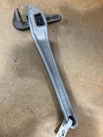 Ridgid 14" Aluminum Offset Pipe Wrench For Tight Space/overhead Application. Fixed Price $80.00.