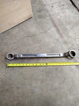Vintage Snap On 12 Point Double End Offset Box Wrench (XV-4652) 1-7/16", 1-5/8". Fixed Price $53.95.