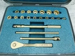 New Ampco Socket Wrench Set, Non Magnetic, Sparking, 1/2" Drive, Pt, W-260. Fixed Price $800.00.