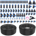 90 Pcs Air Line Kit With Quick Connect Fittings, 100FT 1/4" & 3/8" Hose, Pneumat. Fixed Price $113.99.