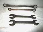 Lot 4 Bonney WRENCHES---2 Closed End Offsets And Two Open. Fixed Price $29.95.