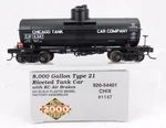 Proto 2000 920-54401 Ho Chicago 8000 Gal Type 21TANK Car #1147 Nib. Fixed Price $15.94.