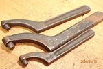 Williams And Armstrong Fixed Pin Spanner Wrenches Machinist Tooling. Fixed Price $45.00.