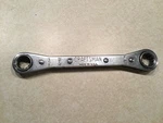 Craftsman Ratcheting 3/8 & 7/16 Wrench 42162. Fixed Price $10.99.