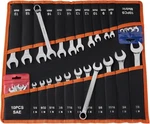 Combination Wrench Set, 42-PIECE Sae And Metric, 12-POINT Box End 15. Fixed Price $73.48.