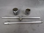 Lot Indestro Handle 2363 3/4" 2365 Extension 1-7/8 Socket Proto 5564. Fixed Price $21.99.