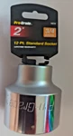 Pro-grade 2" Socket, 3/4" Drive, 12 Point, Chrome Vanadium Steel, New Sale-deal. Fixed Price $20.86.