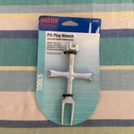 Master Plumber Way Steel Sink P.o. Plug Wrench #108 Bc T148 Mgf NO.830953 New. Fixed Price $6.00.
