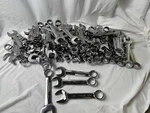 Snap-on Tools Usa 1-3/16" Sae Short Chrome 12PT Combo Wrench OEX380B Per Order. Fixed Price $75.02.