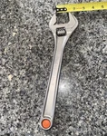 Bahco 8073 Rc Chrome Adjustable Wrench 300MM (12IN) Light Use Jaw Opens 1-3/8. Fixed Price $44.00.