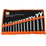 Pro Combination 14 Piece Wrench Set Metric Heavy Duty Crv Steel 8MM To 24MM Mirr. Fixed Price $41.92.