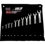 Ascot 11 Piece Sae Combination Long Wrench Set. Fixed Price $105.51.