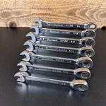 Blackhawk 7PC Sae 12PT Ratcheting Combination Wrench Set, 3/8" To 3/4". Fixed Price $56.00.