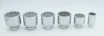 6PC Set Wright Tool Forged Alloy 12-POINT Standard Sockets Sae Measurements Oem. Fixed Price $150.00.
