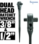 X 1/2" Dr. Professional Dual Head Spud Ratchet Wrench 12-3/8" (315MM ). Fixed Price $36.99.