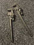 Ampco W-212 & W-213 Nonespark Pipe Wrench Set. Fixed Price $415.00.
