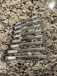Craftsman Tools Usa Metric Wrench Set 9-17MM 8 Mechanic Craftsmen V Series. Fixed Price $32.99.