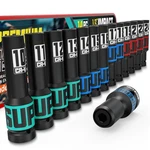 14PIECE 1/2" Drive Impact Set, 1024MM Thicker Deep With Storag.... Fixed Price $38.09.