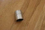 Snap-on Tools 16MM, 3/8 Drive 12 Point Chrome Shallow FM16 Metric Socket. Fixed Price $7.00.