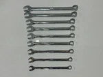 Snap-on Tools Usa OEX709 9PC Sae 3/8-7/8" Combination Wrench Set, 12 Point, Mint. Fixed Price $299.99.