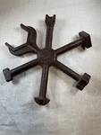 Antique Fire Hydrant Multi Purpose 6 Part Wrench Cast Iron New Haven Oem Conn. Fixed Price $80.00.