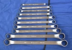 New Usa Williams Metric 12PT Double Offset Box End Wrench 10PC MWS-BWM10. Fixed Price $199.00.