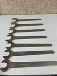 Vtg Bonney Usa Thin Open End Hydraulic Service Knock Wrench Set 2-1/16. Fixed Price $219.99.