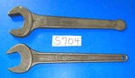 Mazak Tools & Top 2 Piece Large Metric Spanner Wrenches 36MM, 46MM. Fixed Price $60.00.