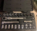 Gearwrench 893823 - Piece 3/8" Drive 6 Point Standard Sae/metric Tool Set. Fixed Price $108.81.