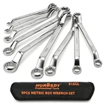 Horusdy 9PC Metric Offset Box Wrench 6-24MM Extra Long Double End. Fixed Price $51.99.