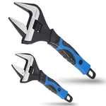 2 Pcs Wide Opening Adjustable Set 6INCH & 10INCH Deep Jaw Wrenches With K. Fixed Price $45.14.