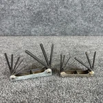 Proto Folding Hex Key Wrench Set 4993 4978 .050 - 1/4 Lot 2 Vintage Usa Made. Fixed Price $16.75.