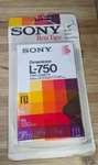 Sony Beta Dynamicron L-750 Video Cassette Nib Hanging Display. Fixed Price $17.99.