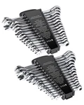 Combination Wrench Set 30 Pcs Sae 1/4" To 1", Metric 8MM 24MM Organizer Rack. Fixed Price $75.49.