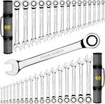 Complete Ratcheting Wrench Set 33PCS - Metric Standard Combination. Fixed Price $258.54.